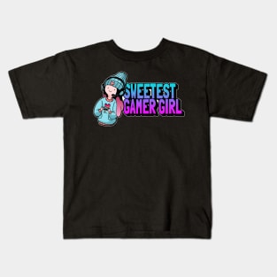 Sweetest Gamer Girl Kids T-Shirt